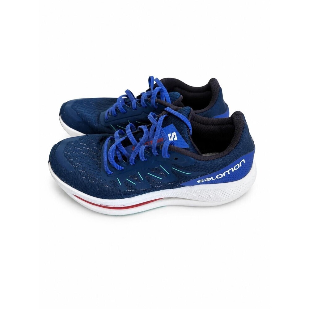 Salomon Spectur Mens Running Shoes Blue Sensifit Ortholite Size 8 US
